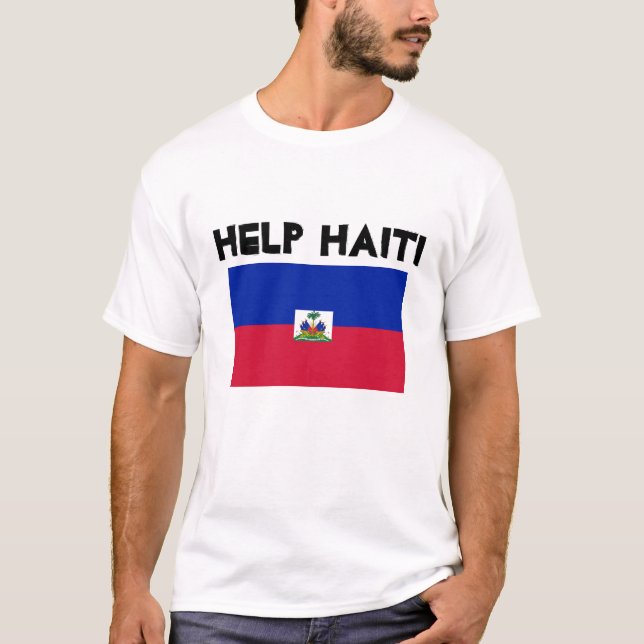 Camiseta H, ayuda Haití (Anverso)
