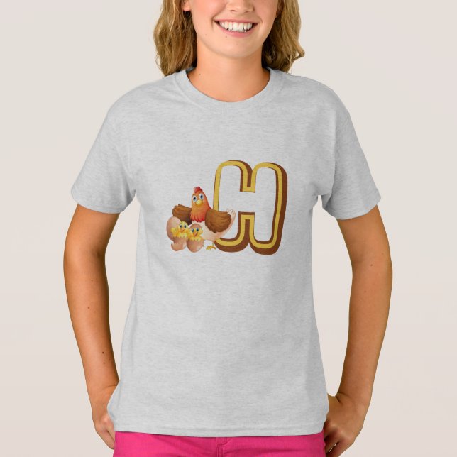 Camiseta H de Gallina (Anverso)