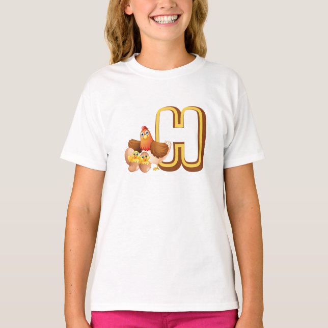 Camiseta H de Gallina (Anverso)