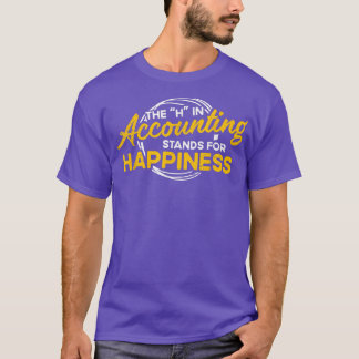 Camiseta H en contabilidad significa 'Happiness Accountant