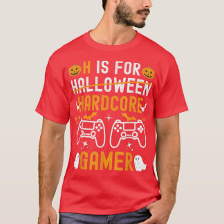 Camiseta H Es Para El Difícil Juego De Videojuegos Hallowee