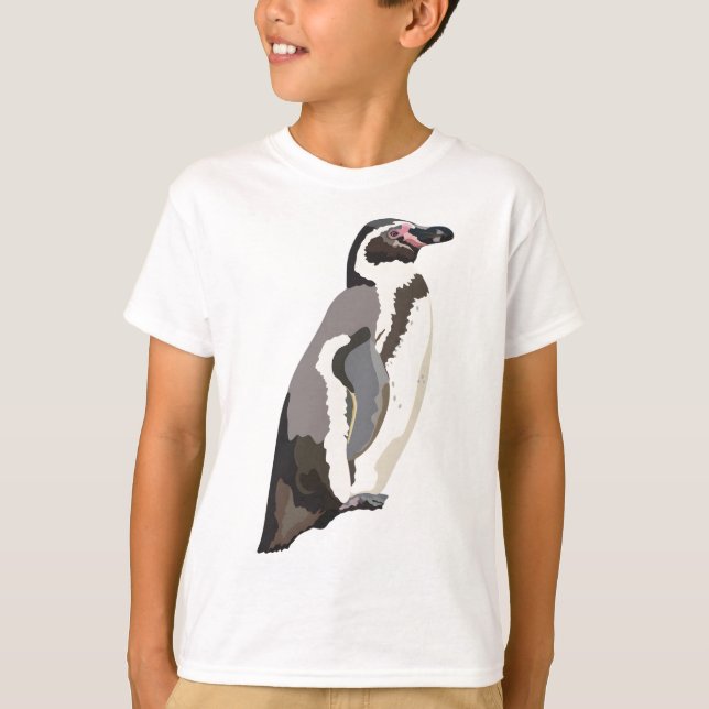 Camiseta H es para el Pingüino Humboldt (Anverso)
