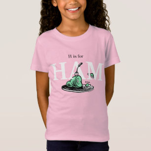 Camiseta "H es para HAM" Diseño de alfabeto