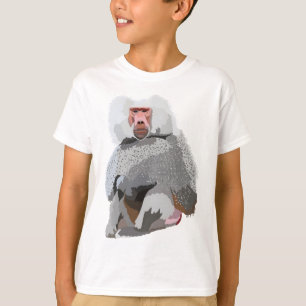 Camiseta H es para Hamadryas Baboon