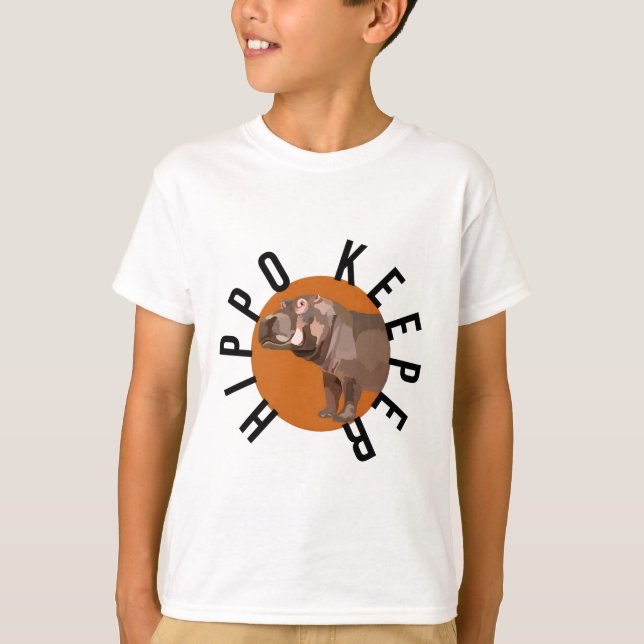 Camiseta H es para Hippo Keeper (Anverso)