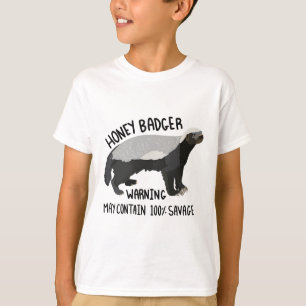 Camiseta H es para Honey Badger