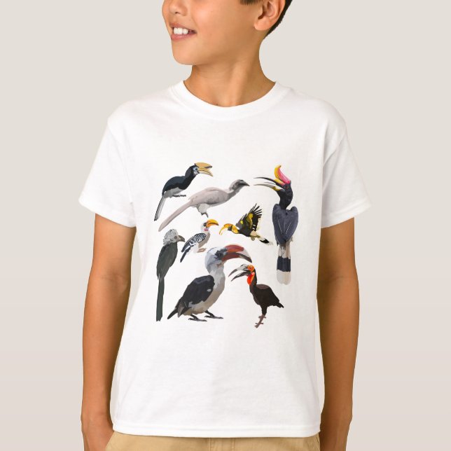 Camiseta H es para Hornbill (Anverso)