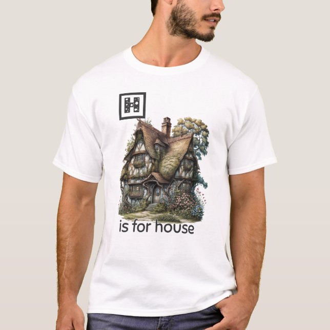 Camiseta H es para House T-Shirt (Anverso)