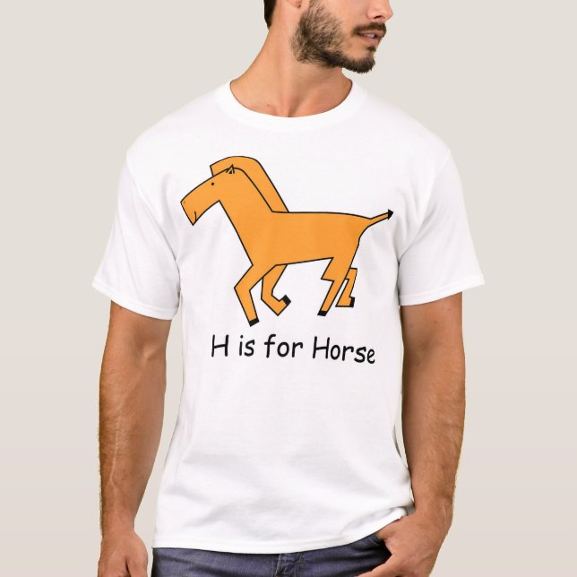 Camiseta H está para el caballo (Anverso)