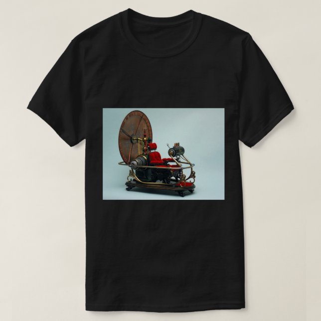 Camiseta H. G. Wells's Time Machine, de su novela (Diseño del anverso)