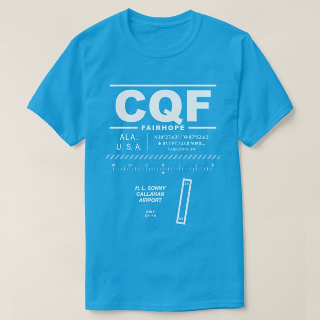 Camiseta H. L. Sonny Callahan Airport CQF (Diseño del anverso)