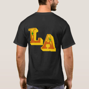 Camiseta ・° H^ Logotipo Guay LA Elegante Casual Casual Oscu