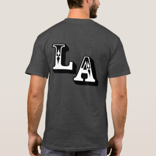 Camiseta ・° H^ Logotipo Guay LA Elegante Casual Casual Oscu