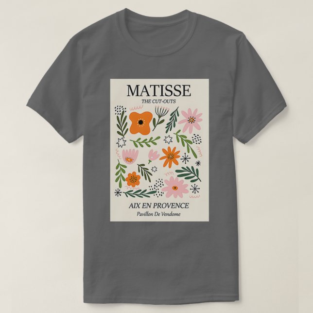 Camiseta H Matisse los cortes (Diseño del anverso)