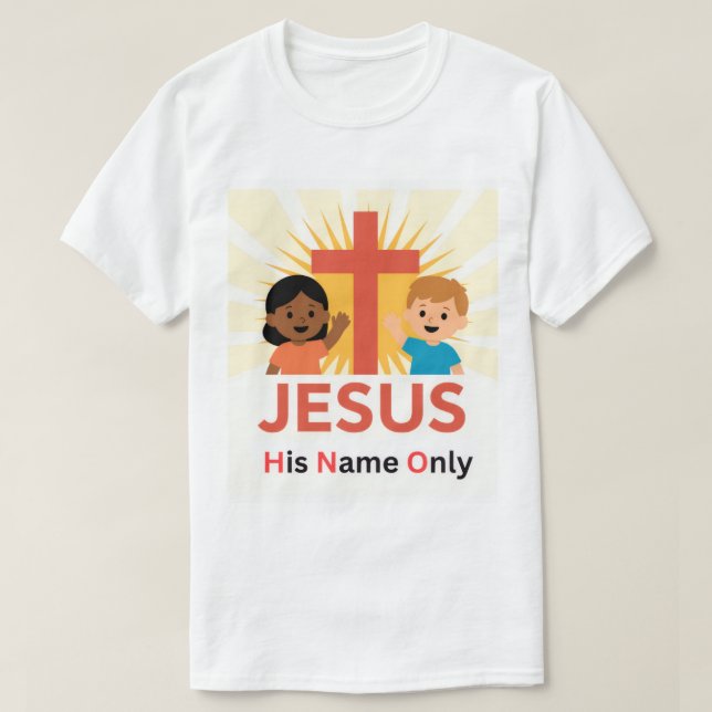 Camiseta H.N.O. - His Name Only (New Logo) (Diseño del anverso)
