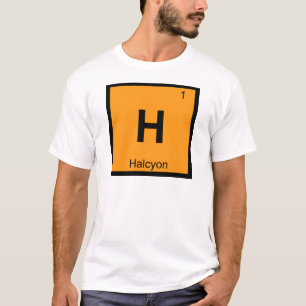 Camiseta H - Símbolo de tabla periódica de química griega H