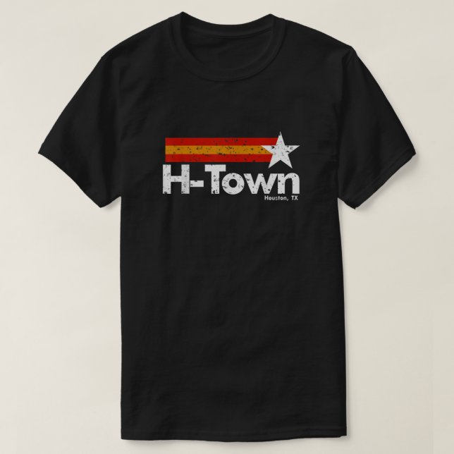 Camiseta H Town Houston Texas  (Diseño del anverso)