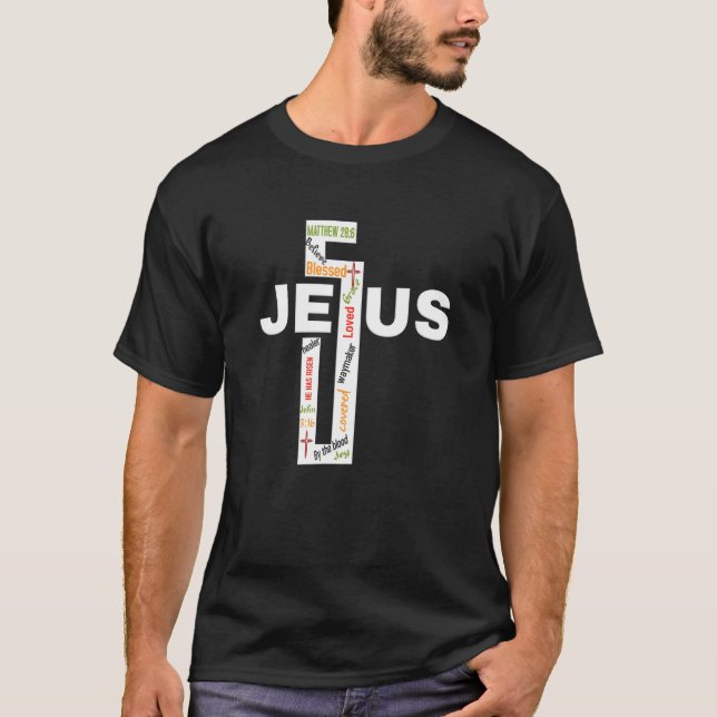 Camiseta Ha Crecido La Cruz De Jesús Cristiano (Anverso)