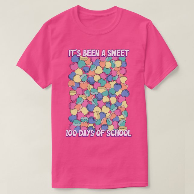 Camiseta ha sido un dulce colegio de 100 días (Diseño del anverso)