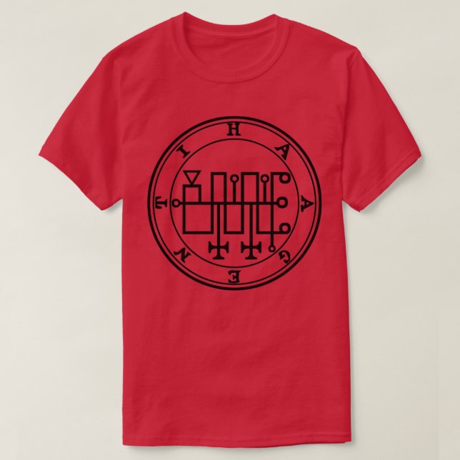 Camiseta Haagenti Sigil Hace que los hombres sean sabios y  (Diseño del anverso)