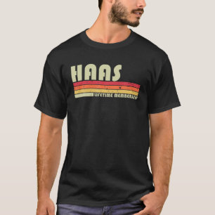 Camiseta HAAS Apellido Funny Retro Vintage 80S 90S Cumplea