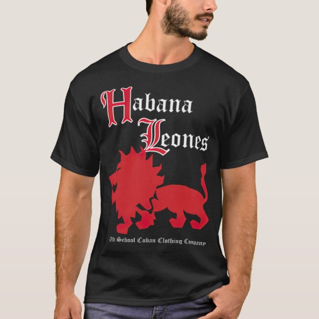 Camiseta Habana cubana de antaño: Cuba lisa béisbol de béis (Anverso)
