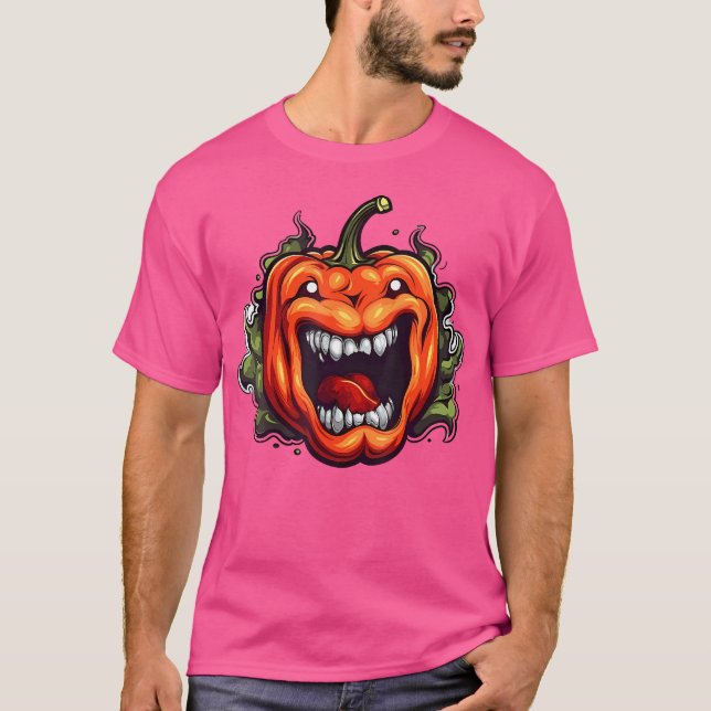 Camiseta Habanero Pepper estilo retro (Anverso)
