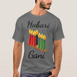 Camiseta Habari Gani Kinara Vela a celebridad afroamericana