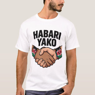 Camiseta Habari Yako Keniano