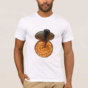 Camiseta Habas cocidas en lata con la cuchara
