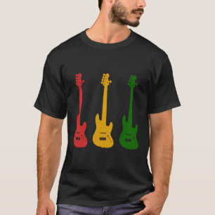 Camiseta Habb T s rastafari guitarra para reggae