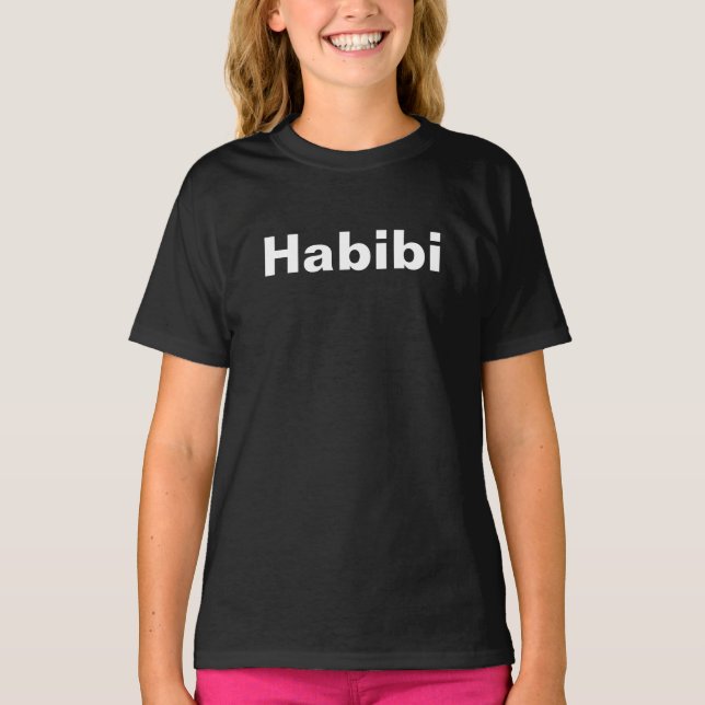Camiseta "Habbi" ح・・・palabra minimalismo (Anverso)