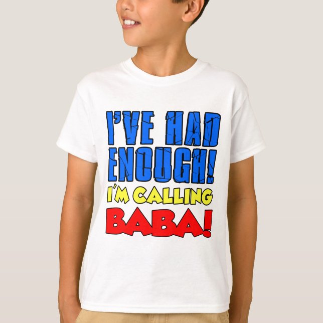 Camiseta Había bastado para llamar a Baba (Anverso)