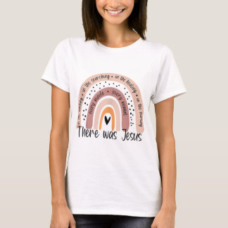 Camiseta Había Jesús Unisex Cristiano Religioso Arcoiris