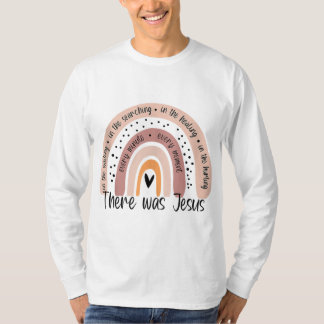 Camiseta Había Jesús Unisex Cristiano Religioso Arcoiris