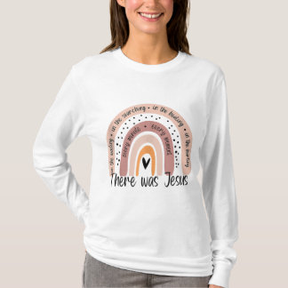 Camiseta Había Jesús Unisex Cristiano Religioso Arcoiris