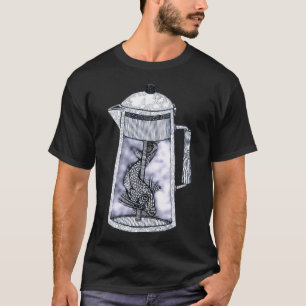Camiseta Había un pez en la cafetera