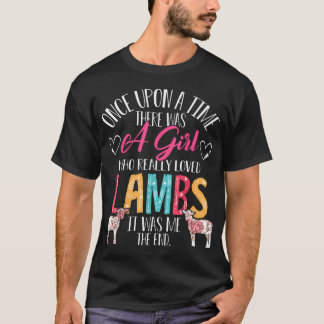 Camiseta Había una chica que realmente amaba los corderos o