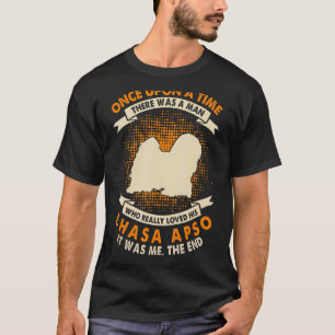 Camiseta Había Una Vez Hombre Lhasa Apso 1