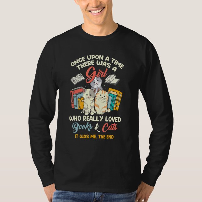 Camiseta Había Una Vez Un Chica Que Amaba Los Libros (Anverso)