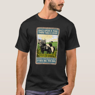 Camiseta Había Una Vez Un Hombre De Vaca Bellada Gallo