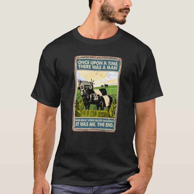 Camiseta Había Una Vez Un Hombre De Vaca Bellada Gallo (Anverso)