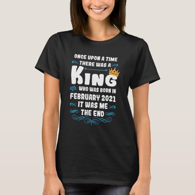 Camiseta Había una vez un rey. Febrero de 2021 B (Anverso)