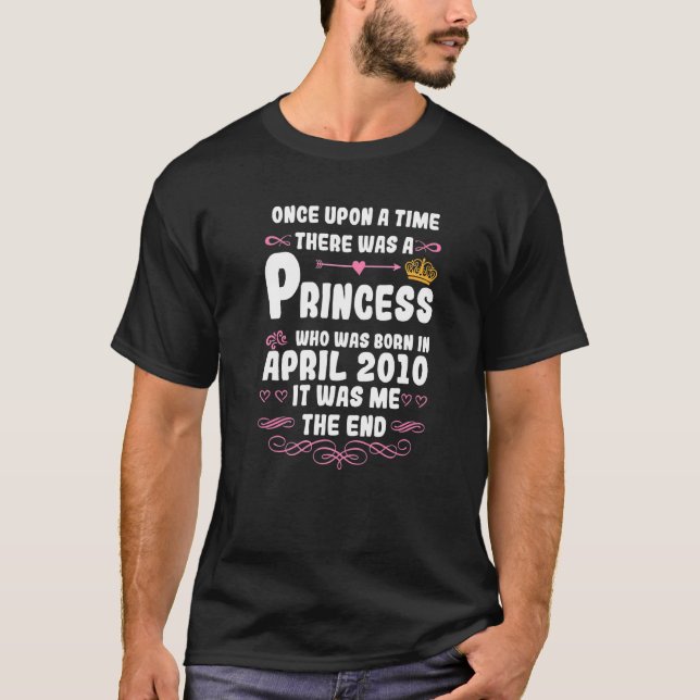 Camiseta Había Una Vez Una Princesa Abril 2010 B (Anverso)