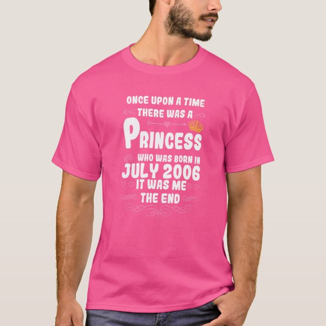 Camiseta Había Una Vez Una Princesa Bi Julio 2006 (Anverso)