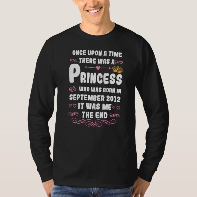 Camiseta Había Una Vez Una Princesa El 20 De Septiembre (Anverso)