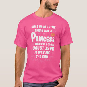 Camiseta Había una vez una princesa en agosto de 1996