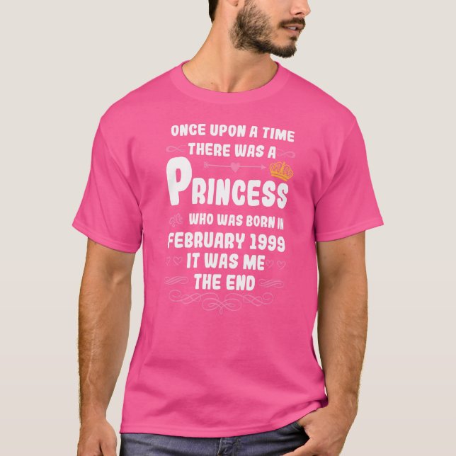 Camiseta Había una vez una princesa febrero de 1999 (Anverso)