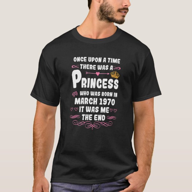 Camiseta Había una vez una princesa. Marzo de 1970 (Anverso)