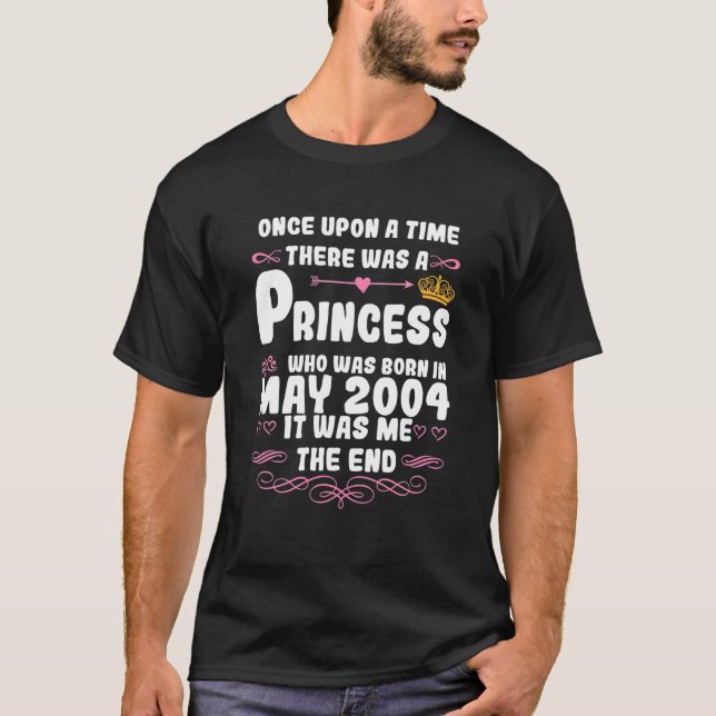 Camiseta Había Una Vez Una Princesa. Mayo 2004 Bi (Anverso)